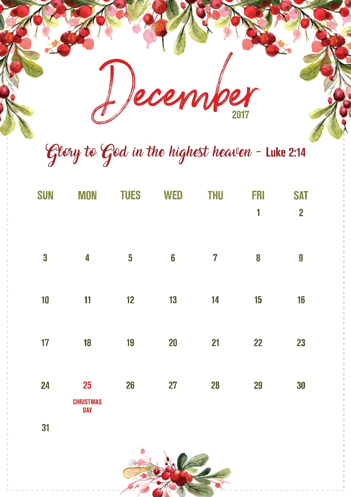 December Calendar Printable Christianbook Blog