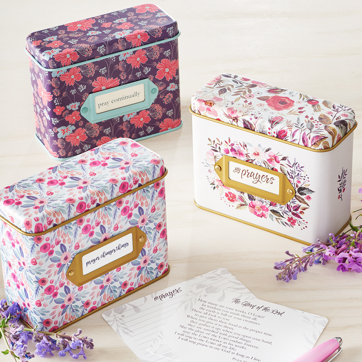 Prayer Tins - Spring Gifts