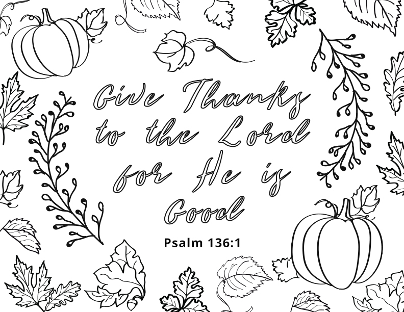 Thanksgiving Coloring Pages for Kids and Adults - Christianbook.com Blog