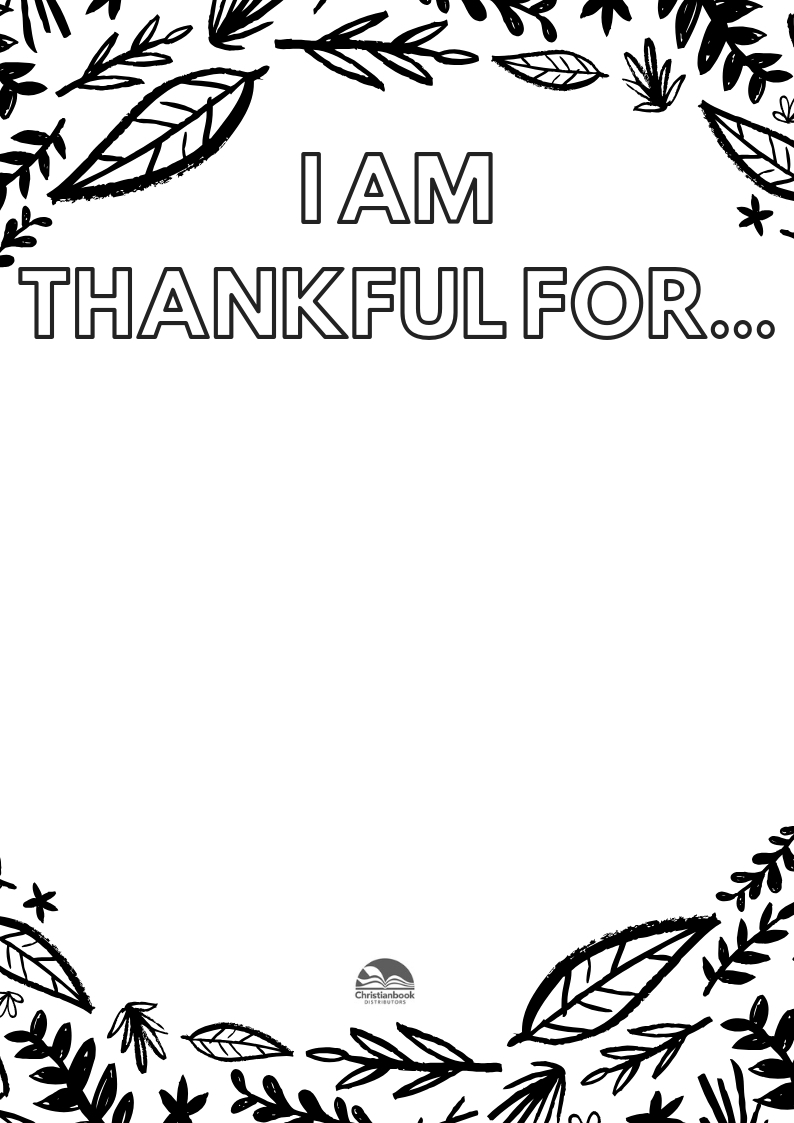 Download Thanksgiving Coloring Pages for Kids and Adults - Christianbook.com Blog