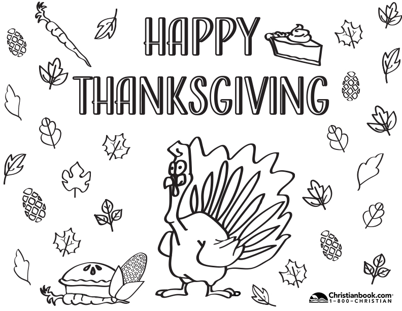 christian thanksgiving coloring pages for kids