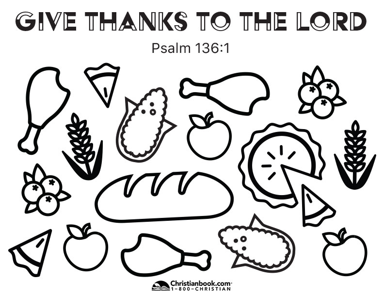christian thanksgiving coloring pages for kids