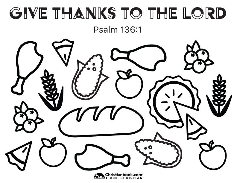 Download Thanksgiving Coloring Pages for Kids and Adults - Christianbook.com Blog