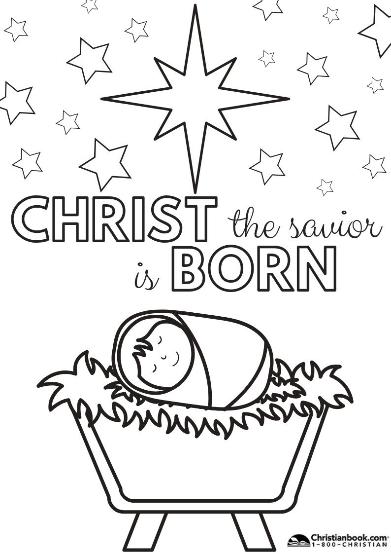 Christmas Coloring Activity Pages For Kids Christianbook Com Blog