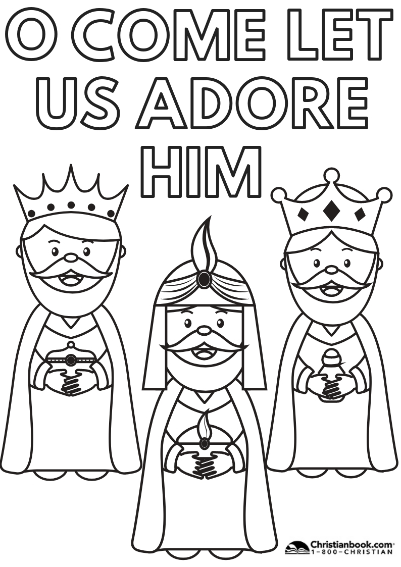 Christmas Coloring Activity Pages For Kids Christianbook Com Blog
