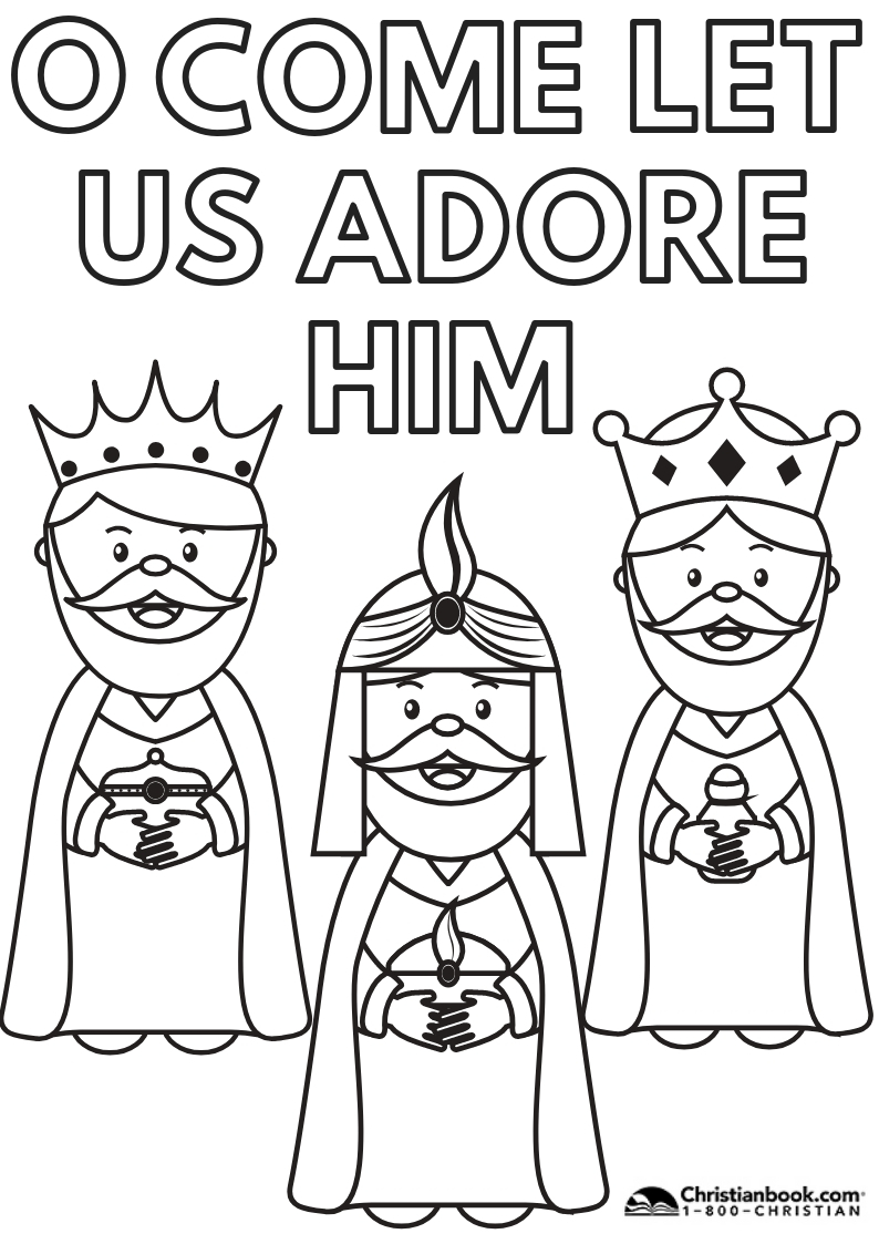 christians christmas coloring pages