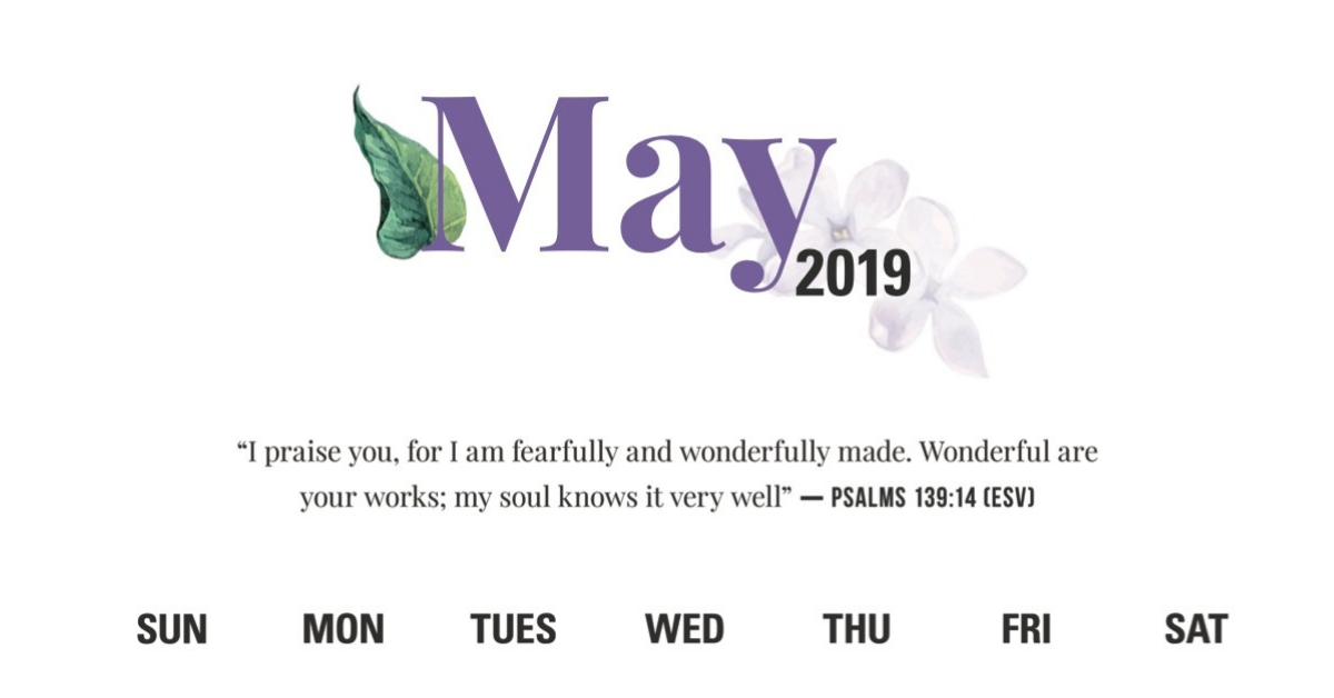 May 2019 Calendar Download